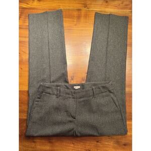 J. Jill Womens Straight Leg Brown Speckled Work Career Stretch Trousers Pants 10